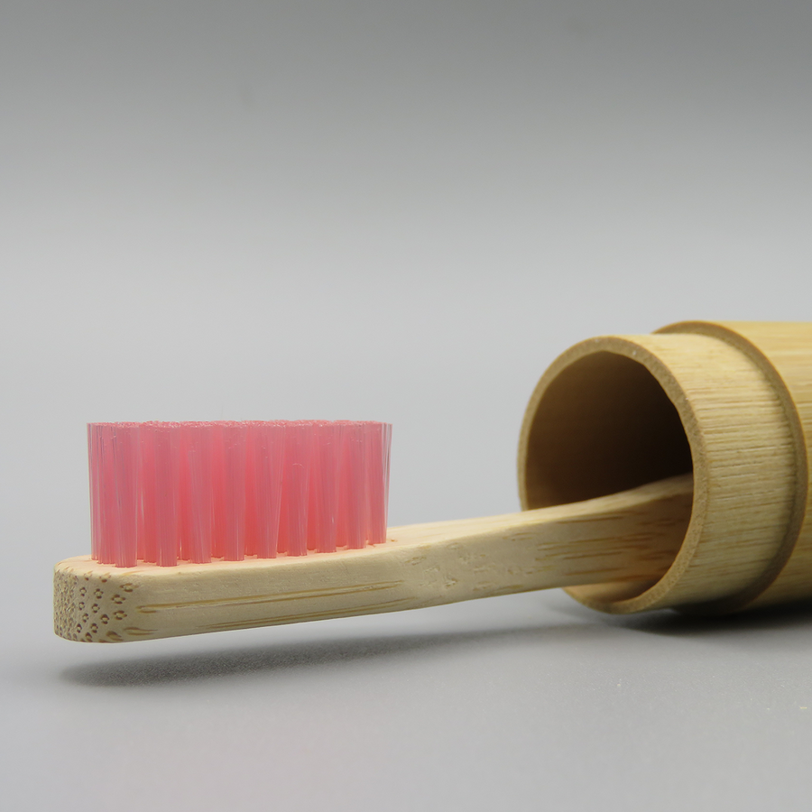 Bamboo Toothbrush Travel Case - Close