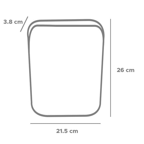 Half-Gallon Stasher Bag - Dimensions