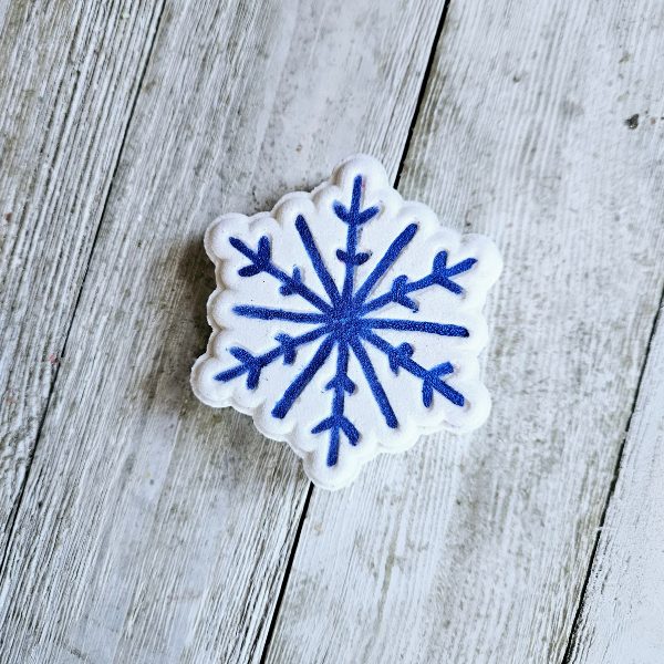 Bombe de bain magique ProÉcolo Flocon pétillant dans l’eau