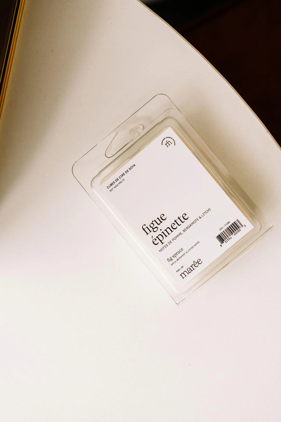 Cube de cire créant une ambiance chaleureuse dans la pièce