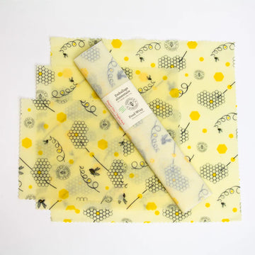 Emballage alimentaire en cire d'abeille - Fabrique B