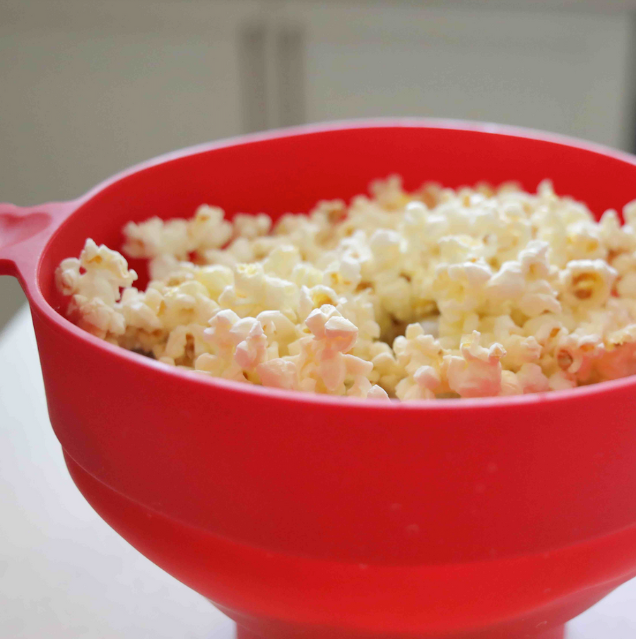 Bol à popcorn en silicone - Pour maïs à éclater