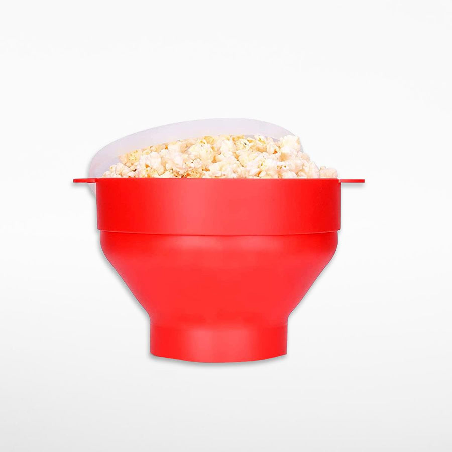 Acheter Popper à pop-corn en Silicone pour micro-ondes avec couvercle, bol  pliable pour la maison, sans BPA et lavable au lave-vaisselle