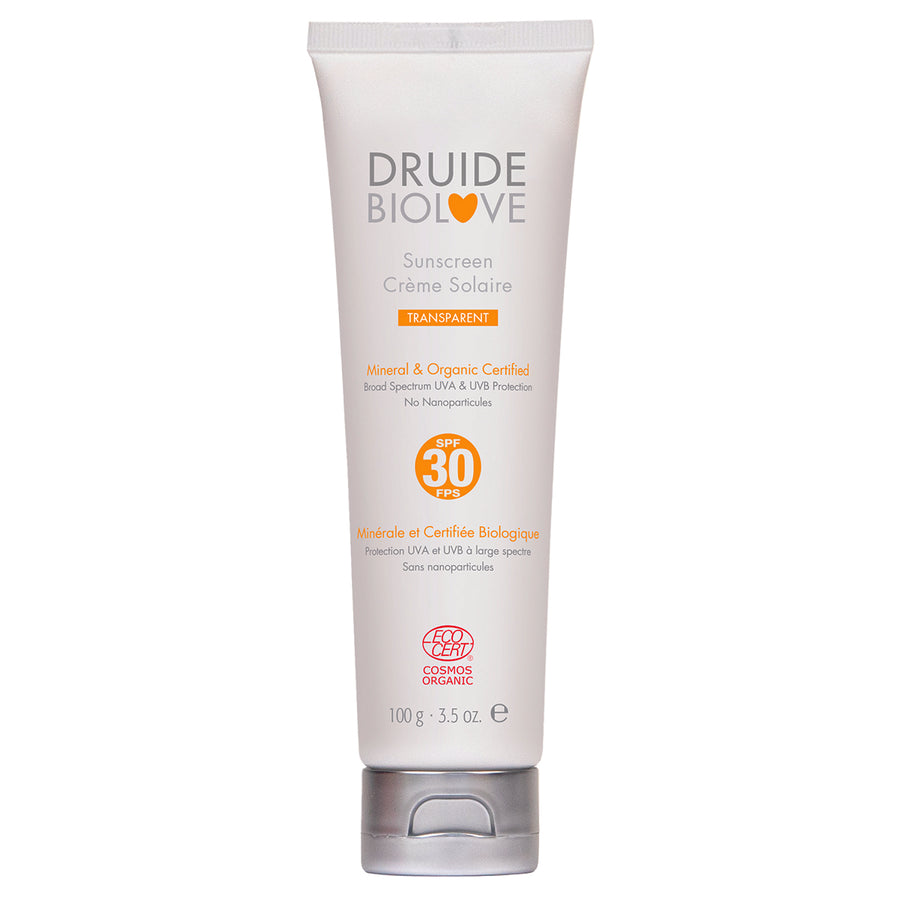 Crème Solaire FP30 Minérale pour tout la famille - Druide