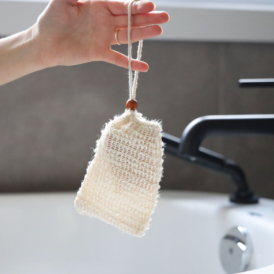 Sisal Soap Saver Exfoliating Pouch