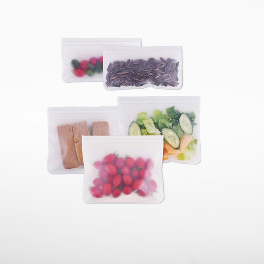 Reusable Silicone Food Bags (5 pcs)