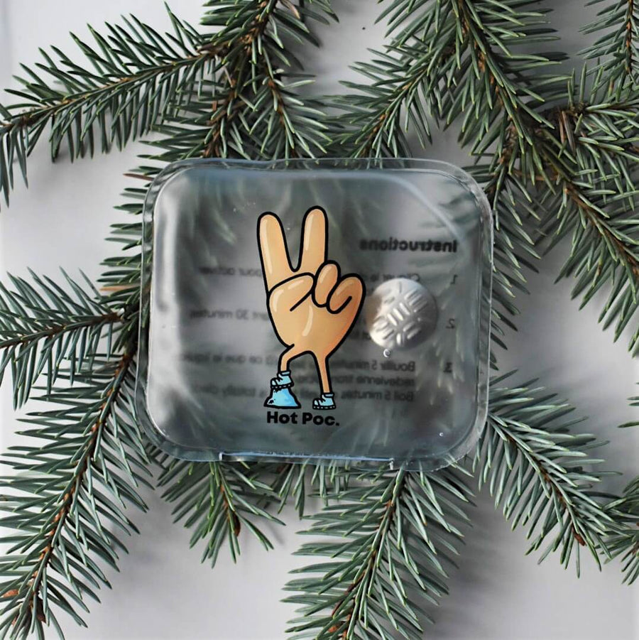 Réaction chimique à l’intérieur du Hot Poc pour chauffer les mains